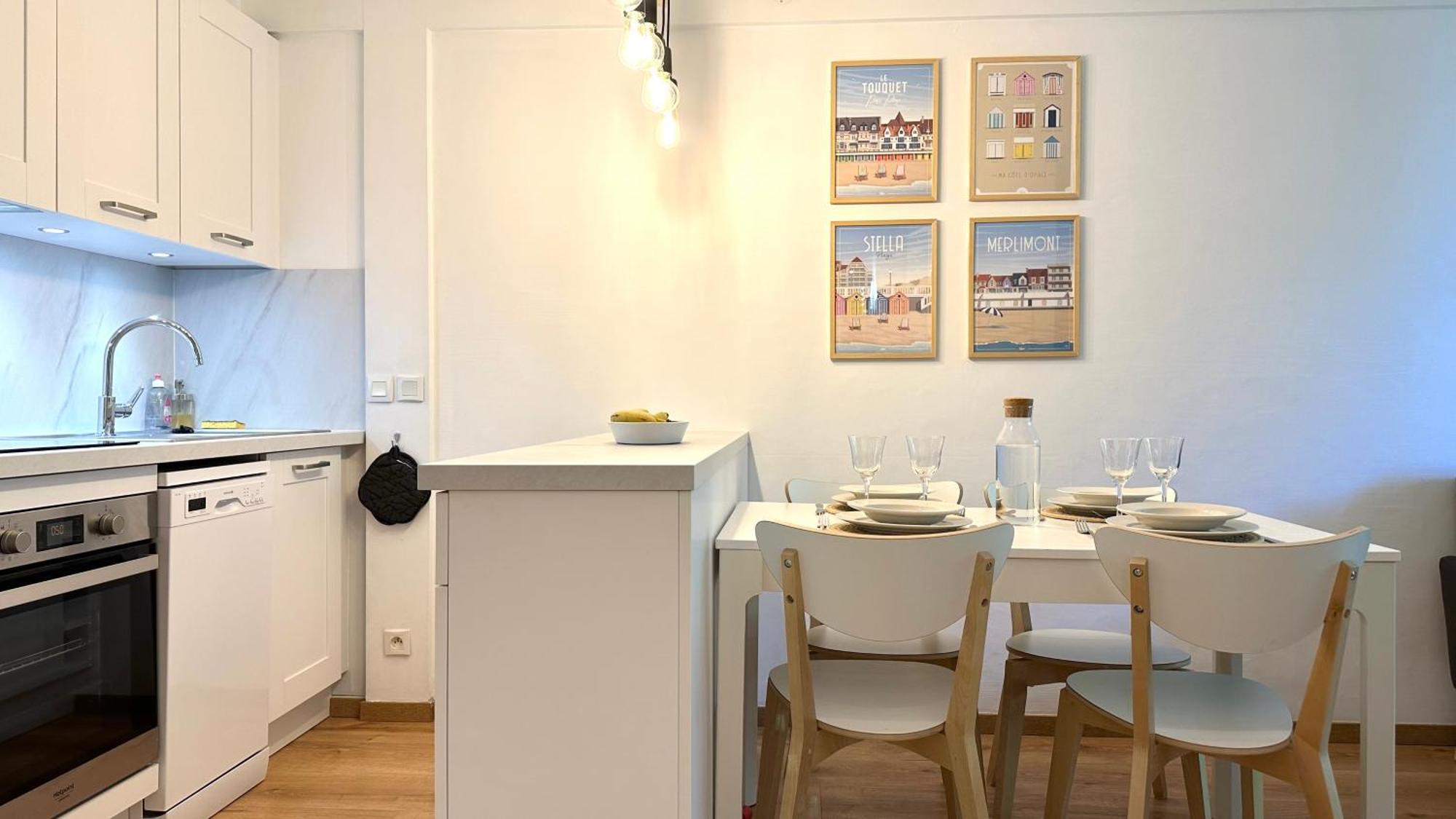 Апартаменты Appt 4 Pers-2 Chb-2 Sdb-Piscine-Linge Inclus-Literies Faites A L'Arrivee Inclus-Parking Le Touquet Экстерьер фото